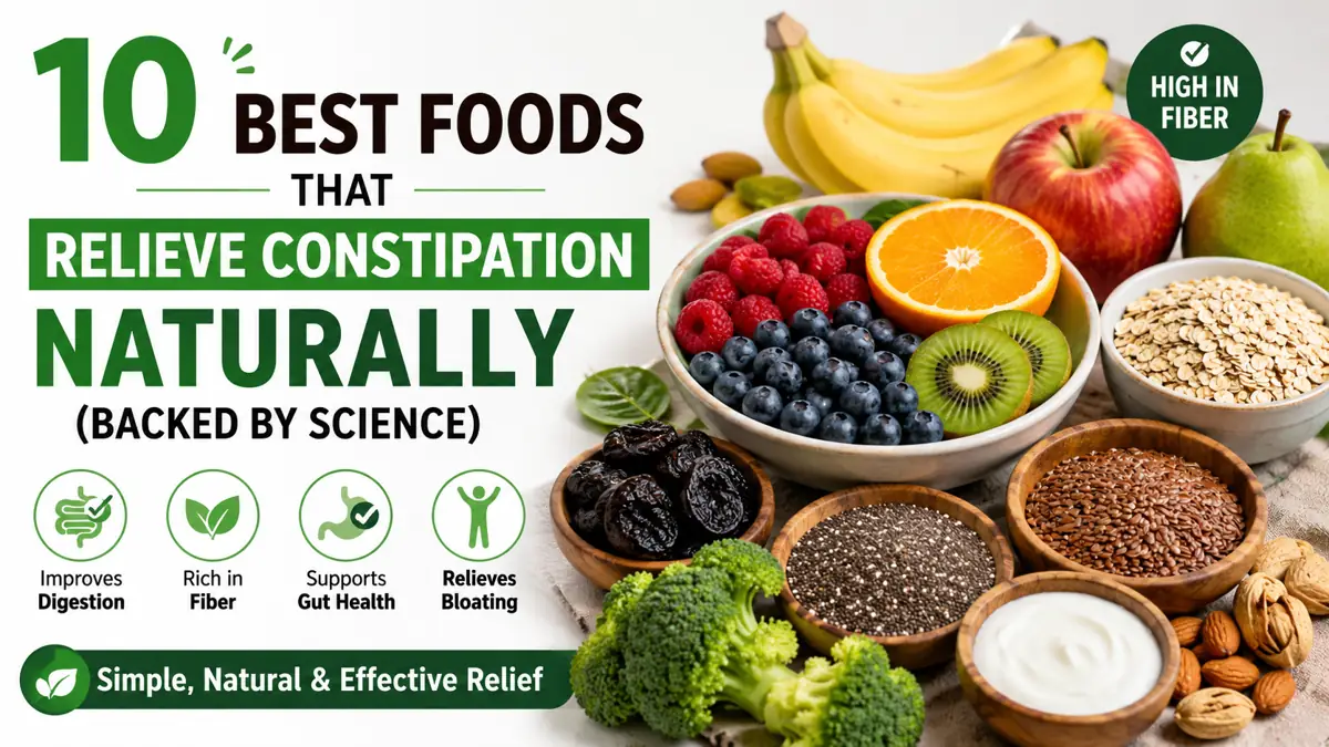 10 Best Foods That Relieve Constipation Naturally (Backed by Science)