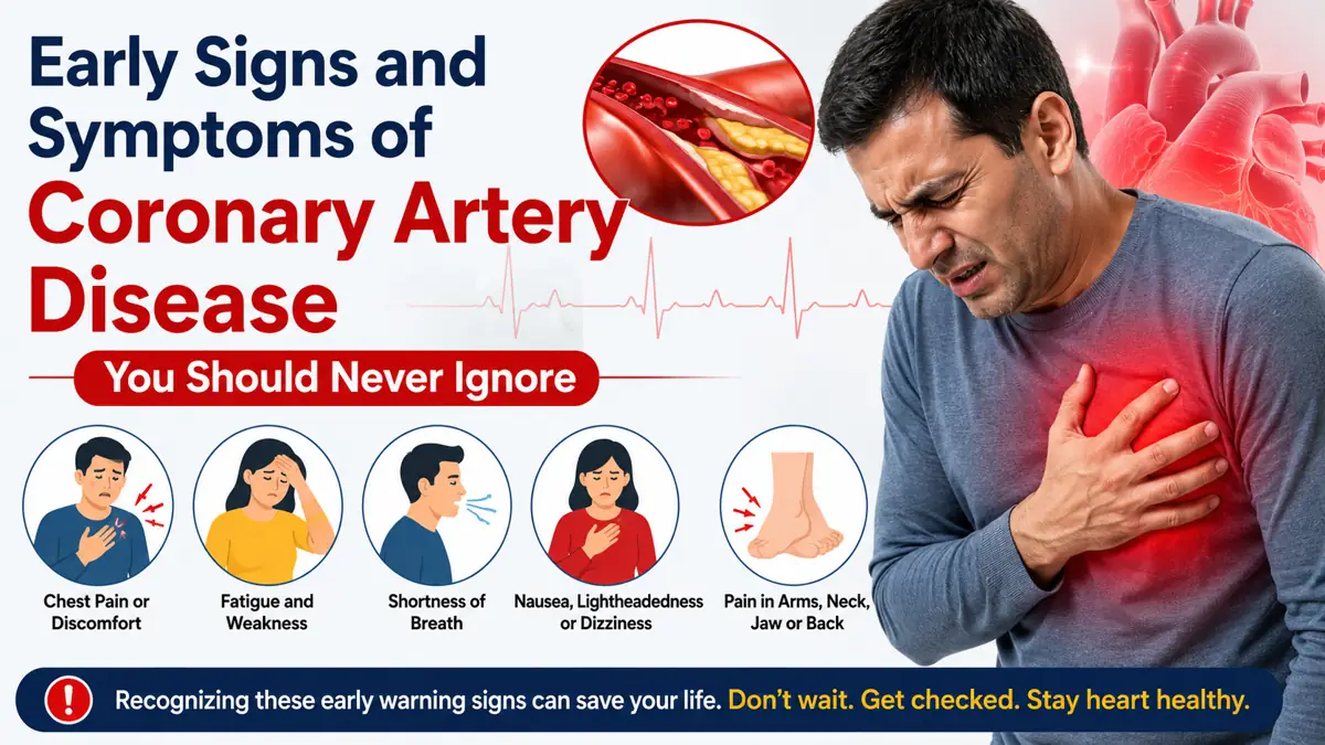 11 Early Signs and Symptoms of Coronary Artery Disease You Should Never Ignore