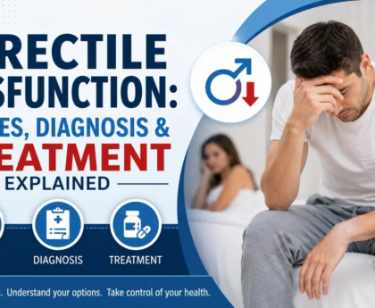 Erectile Dysfunction Causes, Diagnosis & Treatment Explained