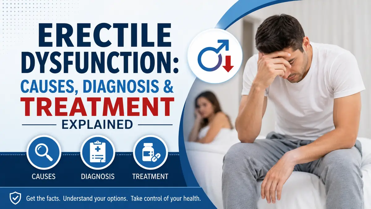 Erectile Dysfunction: Causes, Diagnosis & Treatment Explained