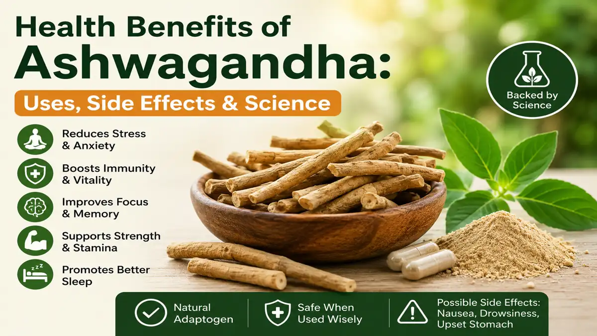 Health Benefits of Ashwagandha Uses, Side Effects & Science