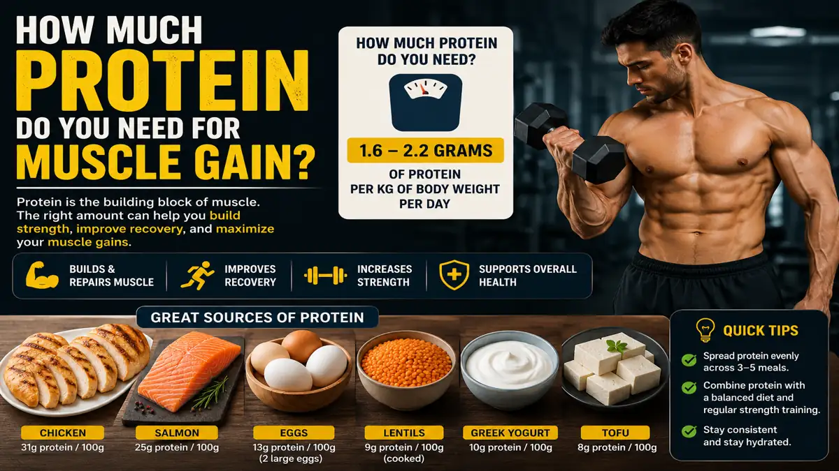 How Much Protein Do You Need for Muscle Gain?