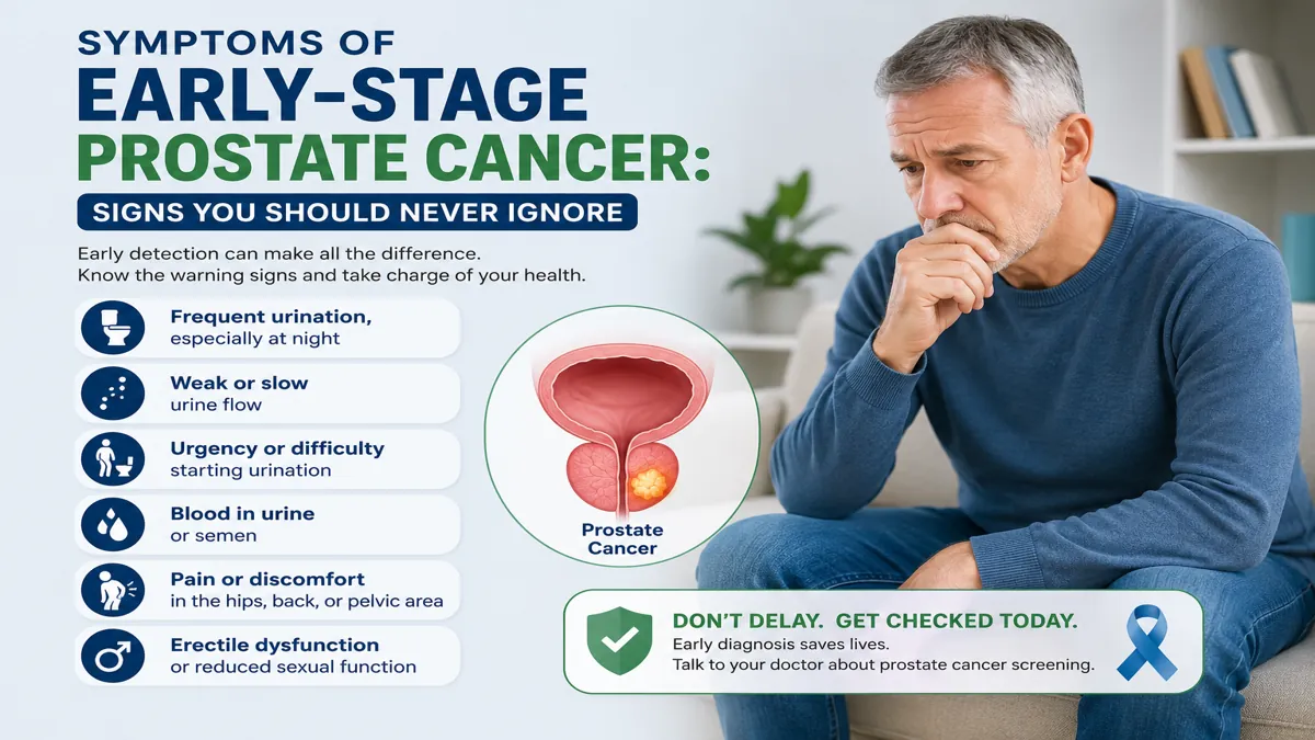 Symptoms of Early-Stage Prostate Cancer Signs You Should Never Ignore