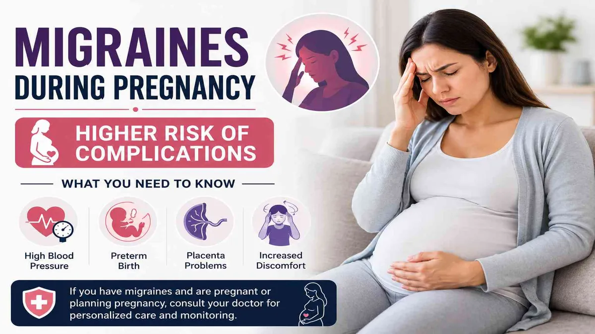 Women With Migraines More Likely to Have Pregnancy Complications Risks Explained