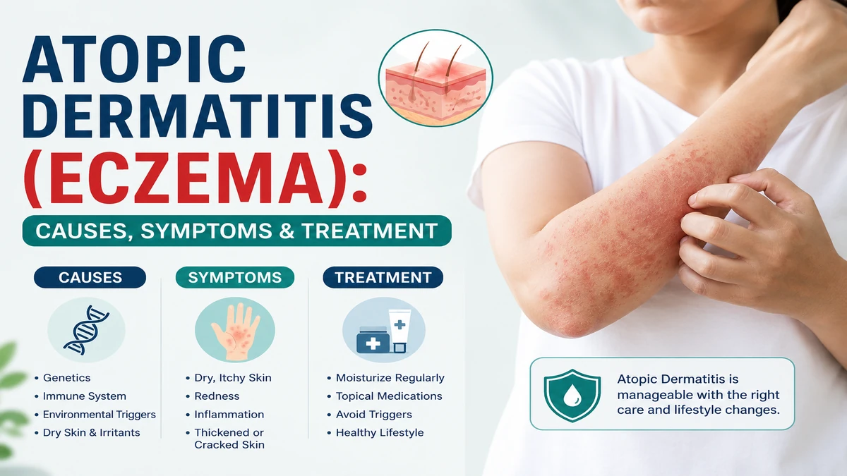Atopic Dermatitis (Eczema): Causes, Symptoms & Treatment