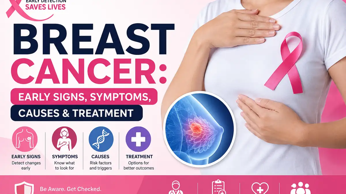 Breast Cancer: Early Signs, Symptoms, Causes & Treatment