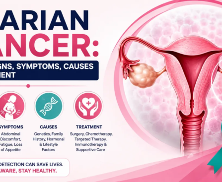 Ovarian Cancer Early Signs, Symptoms, Causes & Treatment