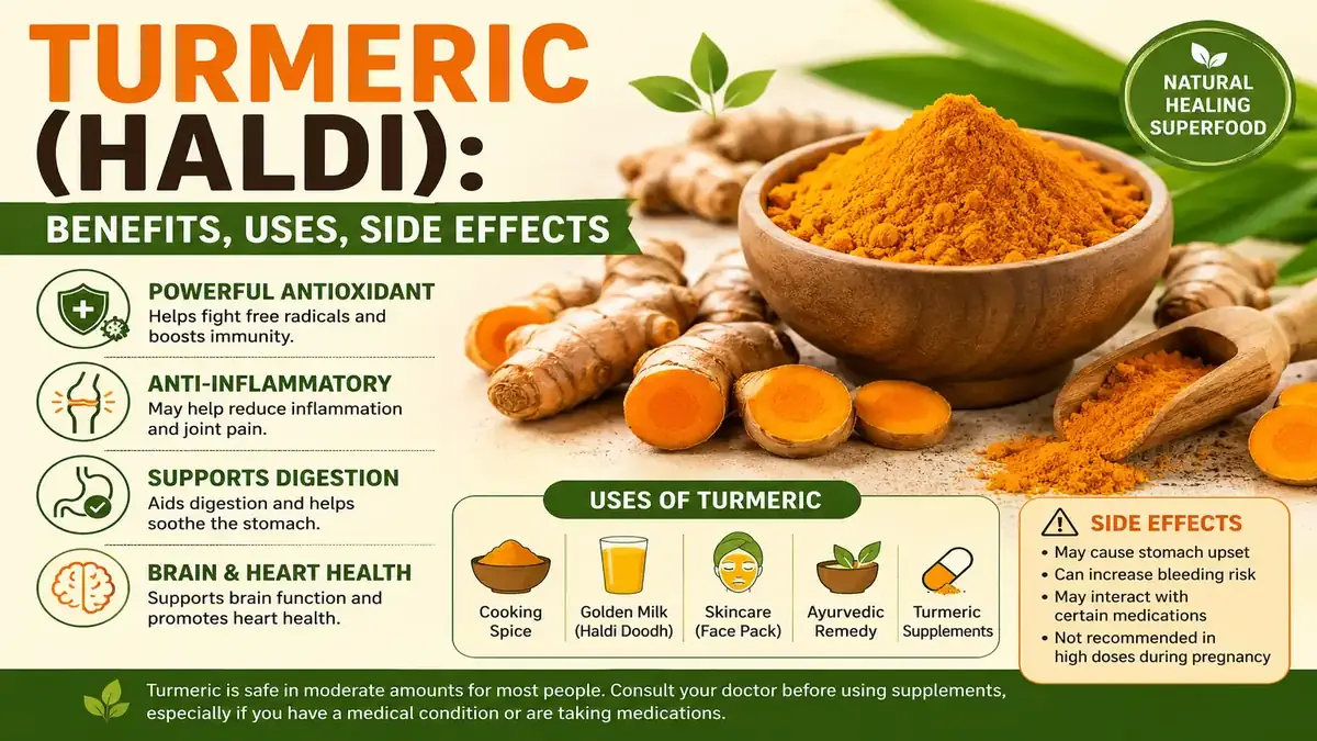 Turmeric (Haldi): Benefits, Uses, Side Effects & More