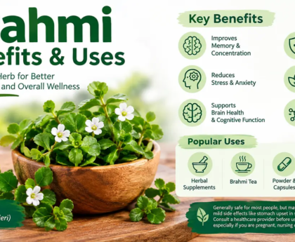 Brahmi (Bacopa Monnieri) Benefits, Uses & Side Effects