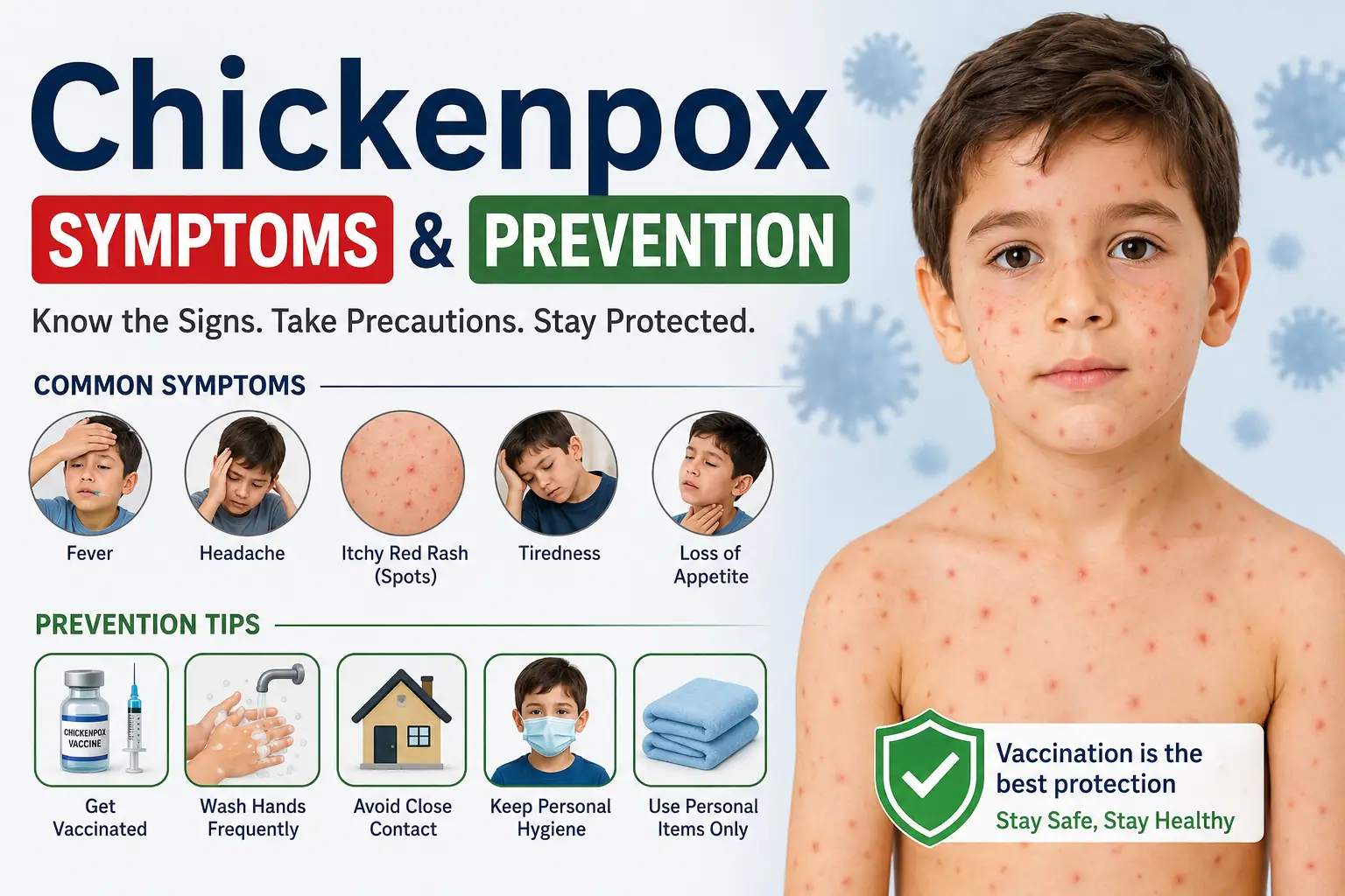 Chickenpox: Symptoms, Causes, Treatment & Prevention