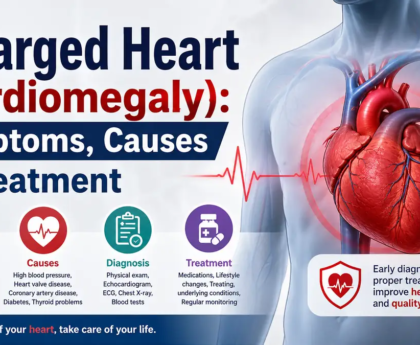 Enlarged Heart (Cardiomegaly) Symptoms, Causes & Treatment